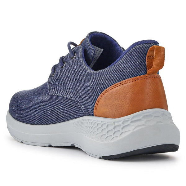 Pavers Wide Fit Lightweight Slip-On Trainers - Navy