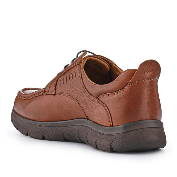 Pavers Wide Fit Smart Leather Shoes - Tan