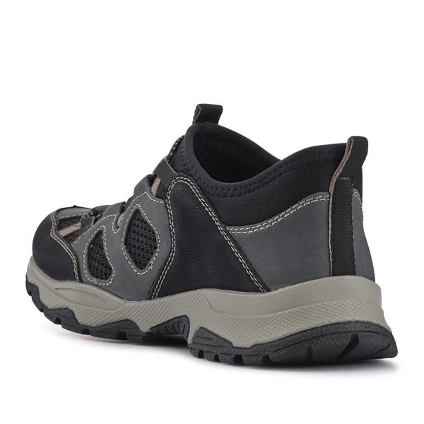 Pavers Wide-Fit Sports Trainers - Black Multi