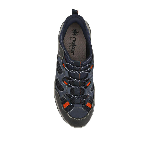 Pavers Wide-Fit Sports Trainers - Navy Multi