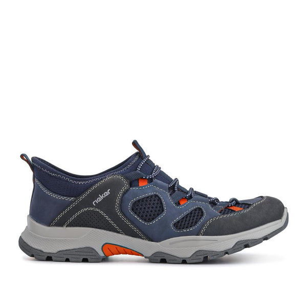 pavers Wide-Fit Sports Trainers - Navy Multi