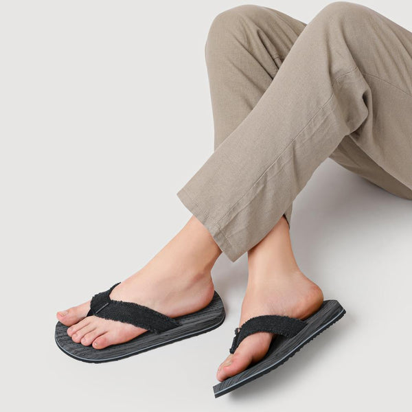 Pavers Wide-Fit Tantric Fritz Sandals - Black