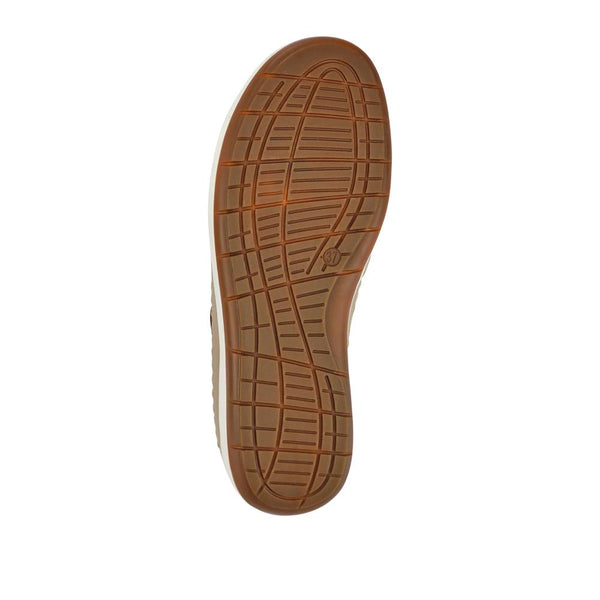 Pavers Wide-Fit Touch-Fasten Mary Janes - Beige
