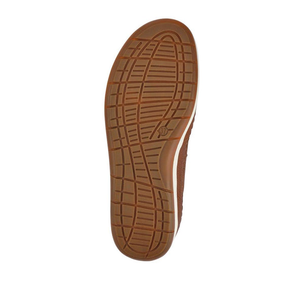 Pavers Wide-Fit Touch-Fasten Mary Janes - Tan