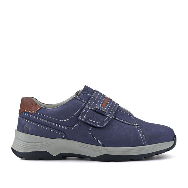 pavers Wide-Fit Touch-Fasten Shoes - Navy