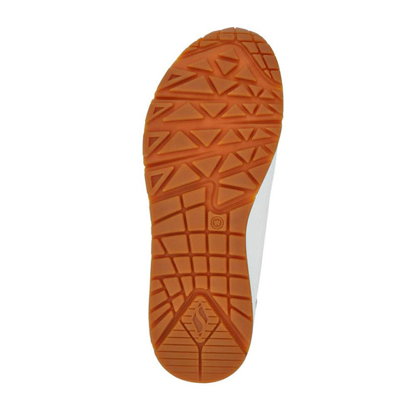 Pavers Wide-Fit Uno - Shimmer Away Trainers - White