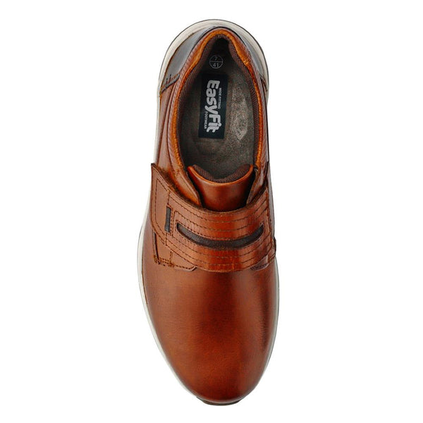 Pavers Wide-Fitting Casual Shoes - Cognac