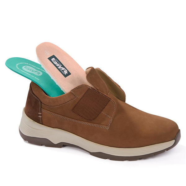 Pavers Wide-Fitting Casual Shoes - Mocha