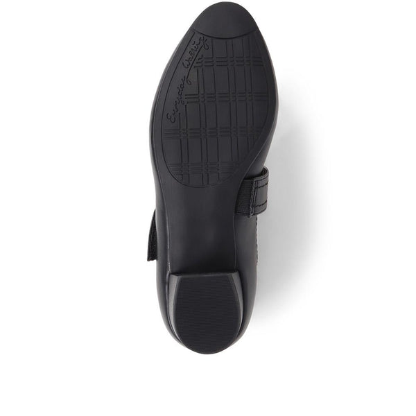 Pavers Wide Strap Mary Janes - Black