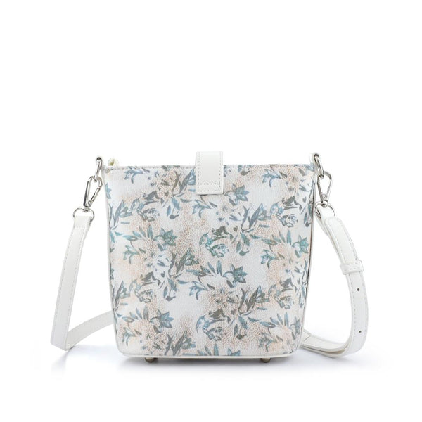 Pavers Woven Cross-Body Bag - Grey Floral