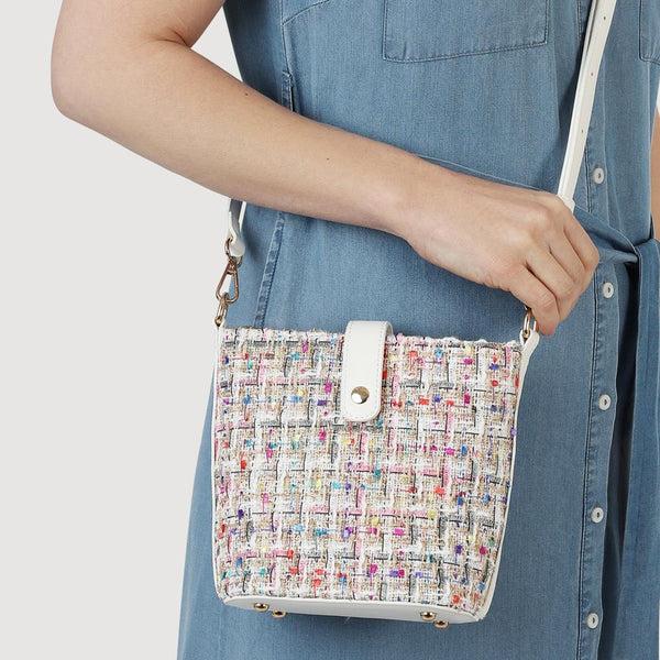 Pavers Woven Cross-Body Bag - Multi