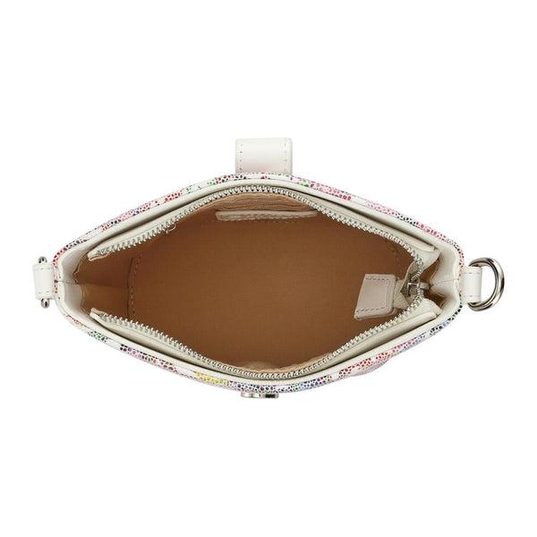 Pavers Woven Cross-Body Bag - White Floral