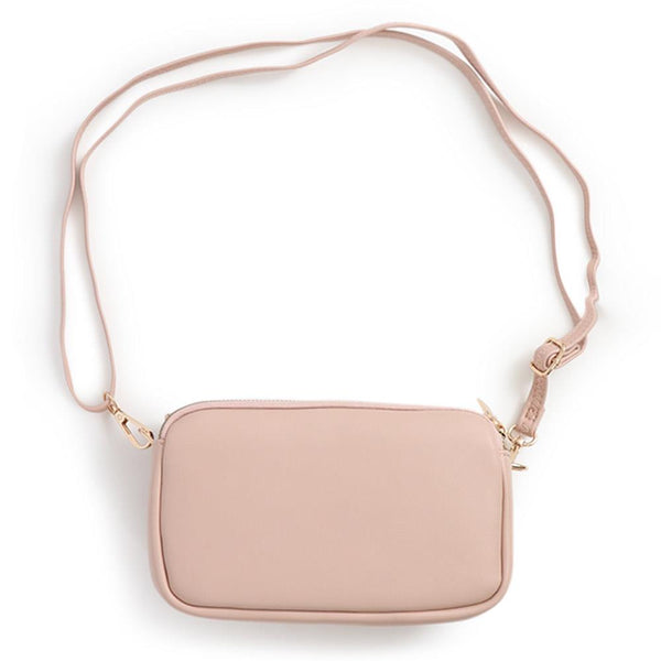 pavers Zip-Close Cross-Body Bag - Pink