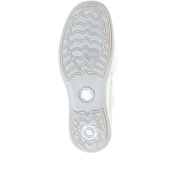 Pavers Zip Fastening Trainers - Floral