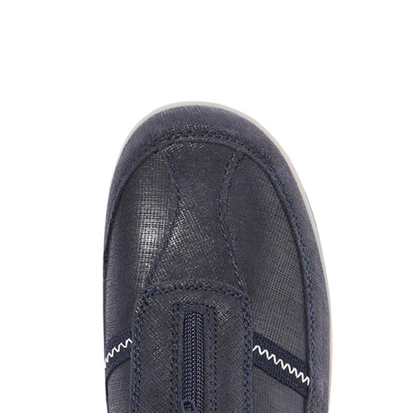Pavers Zip Fastening Trainers - Navy