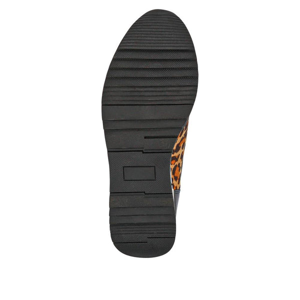 Pavers Zip-Up Laced Trainers - Leopard