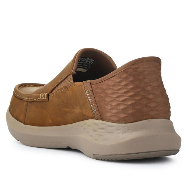 Pavers Relaxed Fit: Slade - Cooper Leather Shoes - Red-Brown