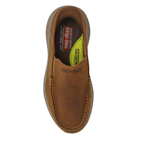 Pavers Relaxed Fit: Slade - Cooper Leather Shoes - Red-Brown