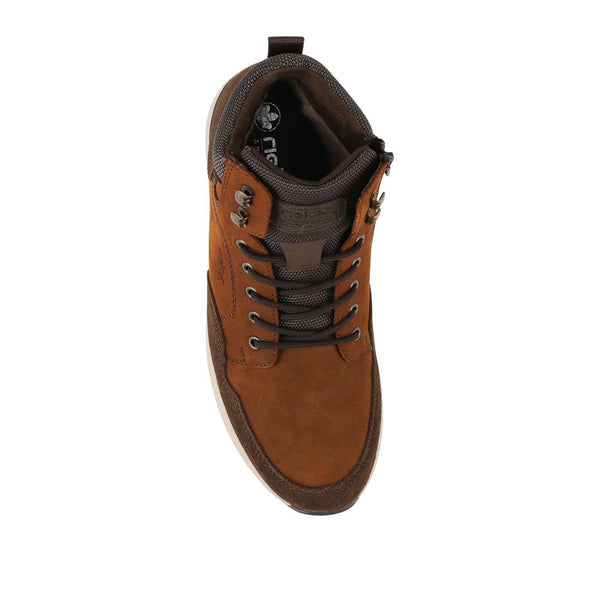 Pavers Rieker Extra Wide Cushioned Walking Boots - Brown