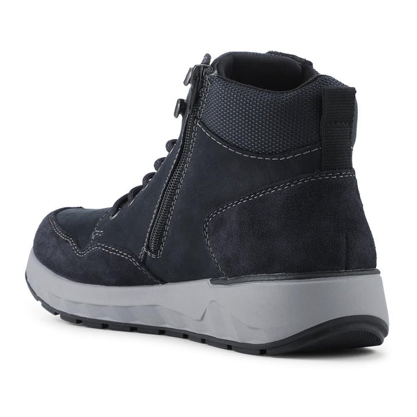 Pavers Rieker Extra Wide Cushioned Walking Boots - Navy