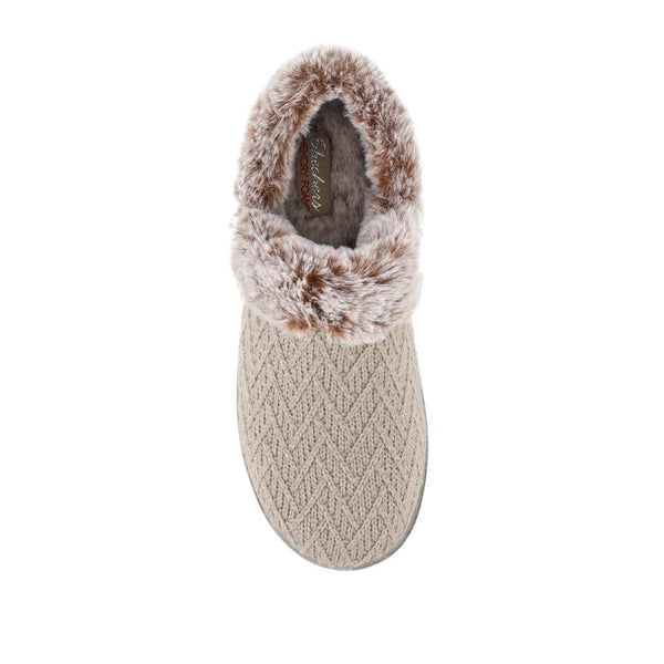 Pavers Skechers Cosy Campfire - Girls Night In Slippers - Taupe