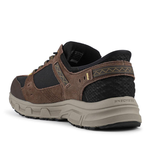 Pavers Skechers Extra-Wide Memory Foam Slip-In Trainers - Brown