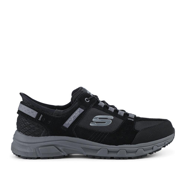 pavers Skechers Extra-Wide Memory Foam Slip-In Trainers - Black-Grey