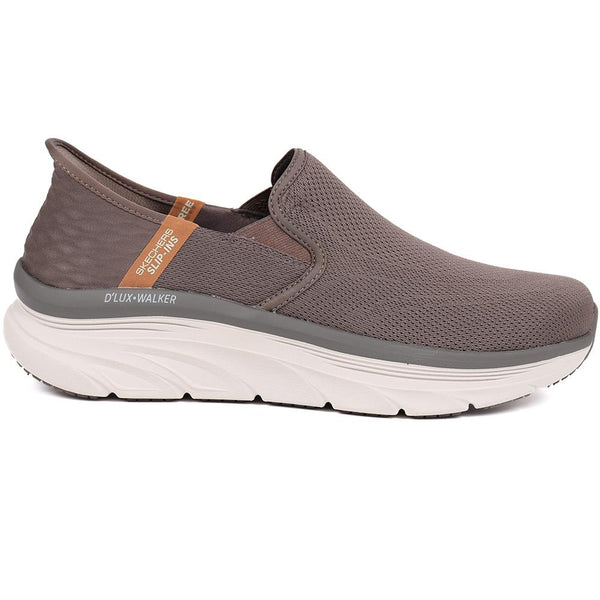 pavers Skechers Extra Wide Slip-Ins D'Lux Walker 2.0 - Brown