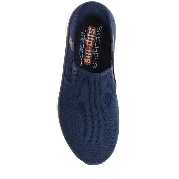 Pavers Skechers Extra Wide Slip-Ins D'Lux Walker 2.0 - Navy