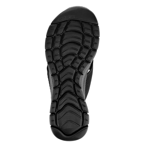 Pavers Skechers Flex Appeal 4.0 Sport Sandals - Black