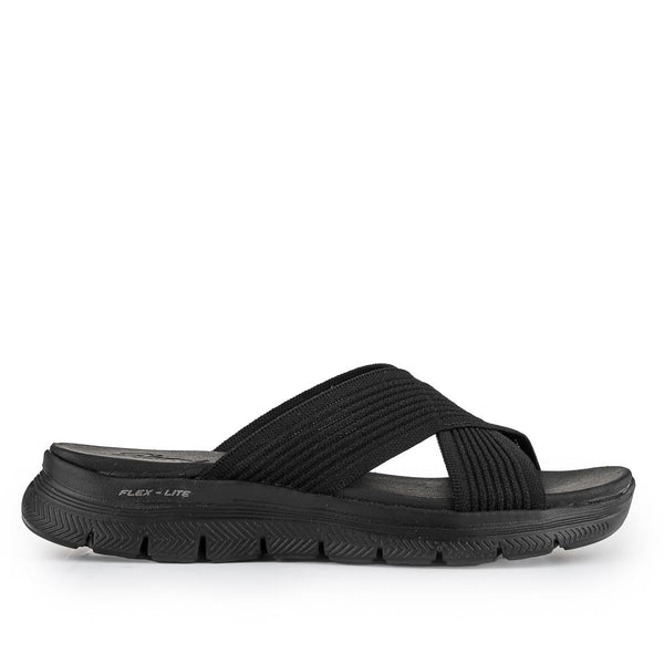 pavers Skechers Flex Appeal 4.0 Sport Sandals - Black