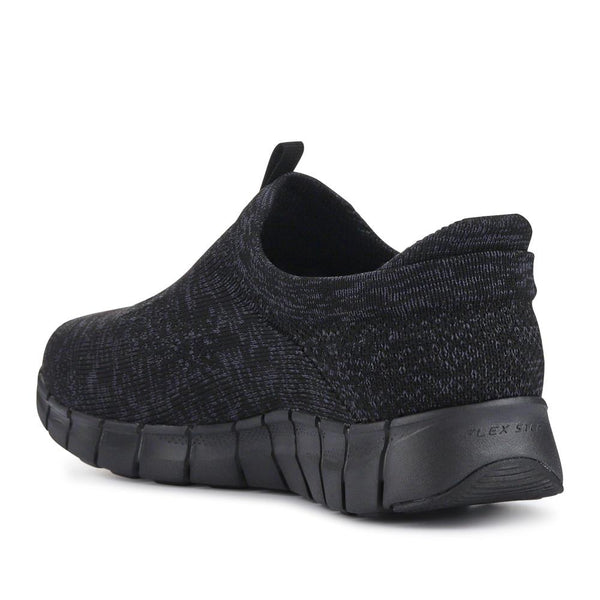Pavers Skechers FLEX STEP Wide Fit Slip-In Trainers - Black