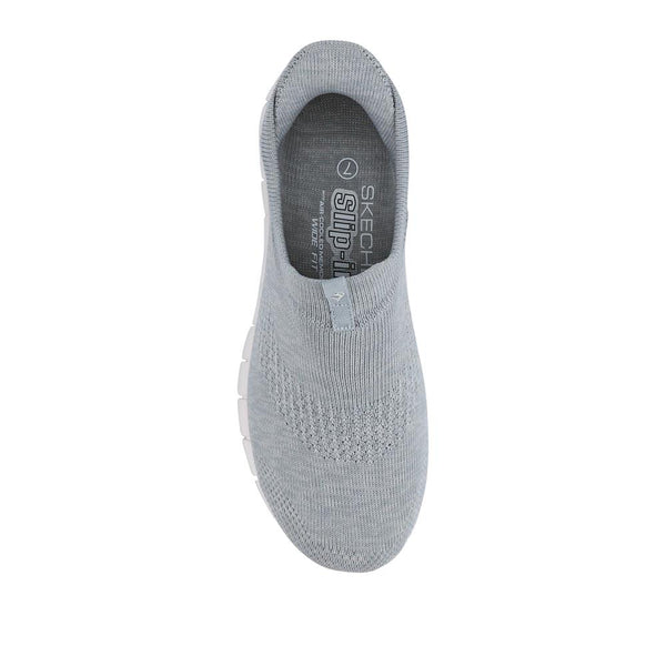 Pavers Skechers FLEX STEP Wide Fit Slip-In Trainers - Grey