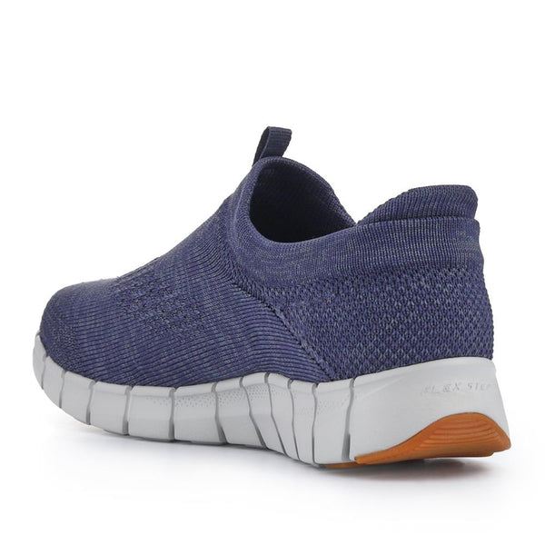 Pavers Skechers FLEX STEP Wide Fit Slip-In Trainers - Navy