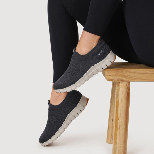 Pavers Skechers FLEX STEP Wide Fit Slip-In Trainers - Navy