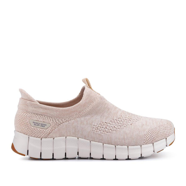 pavers Skechers FLEX STEP Wide Fit Slip-In Trainers - Sand