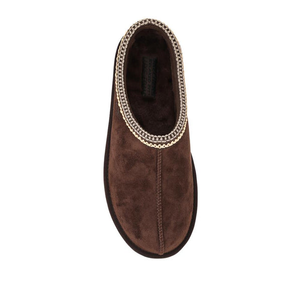 Pavers Skechers Relaxed Fit Renten Mule Slippers - Chocolate