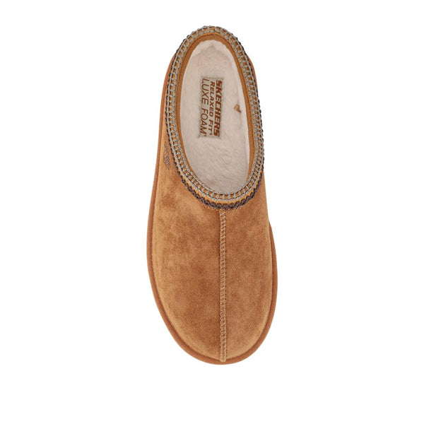 Pavers Skechers Relaxed Fit Renten Mule Slippers - Tan