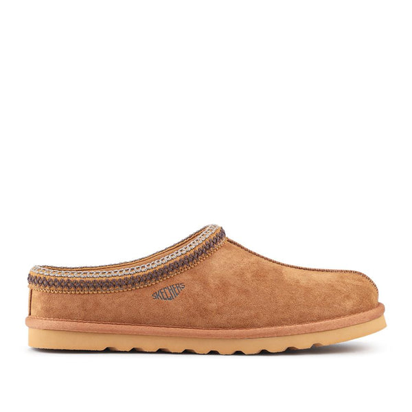 pavers Skechers Relaxed Fit Renten Mule Slippers - Tan