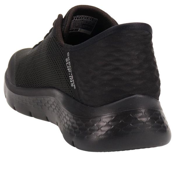 Pavers Skechers Slip-ins: GO WALK Flex - Hands Up - Black-Black