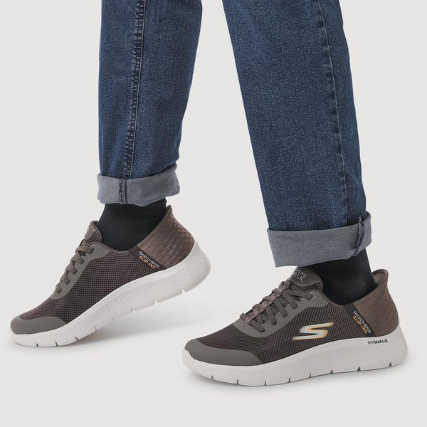 Pavers Skechers Slip-ins: GO WALK Flex - Hands Up - Brown