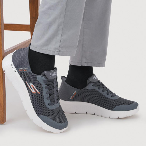 Pavers Skechers Slip-ins: GO WALK Flex - Hands Up - Grey