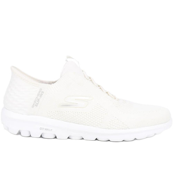 Pavers Skechers Slip-ins: GO WALK Travel - Milan - White