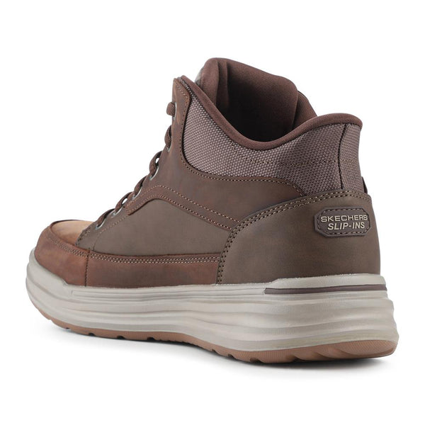 Pavers Skechers Slip-ins Relaxed Fit Leather Trainers - Brown
