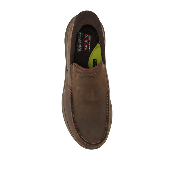 Pavers Skechers Slip-ins Relaxed Fit: Pollard - Osgood - Chocolate