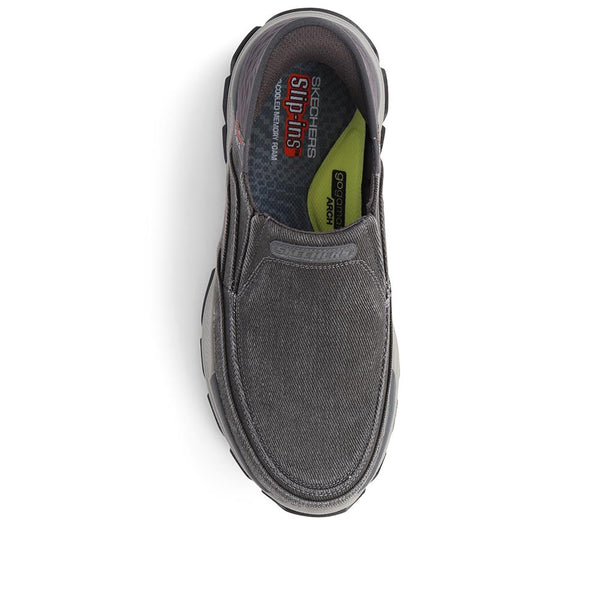 Pavers Skechers Slip-ins RF: Respected - Elgin - Charcoal