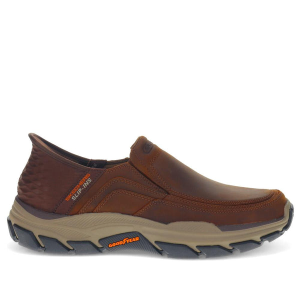pavers Skechers Slip-ins RF: Respected - Elgin Trainers - Brown