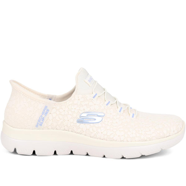 pavers Skechers Slip-Ins: Summits - Lacey Gem - Off White