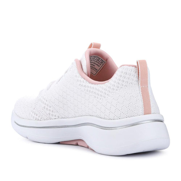 Pavers Skechers Wide Fit GO WALK Arch Fit - Unify - White-Pink