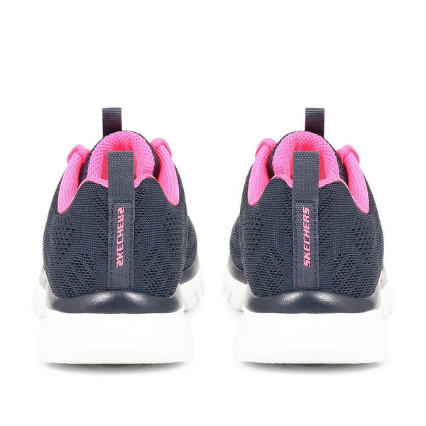 Pavers Skechers Wide Fit Graceful Get Connected Trainers - Navy Multi